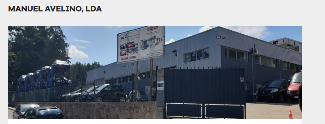 Fachada MAPECAS AUTO - Manuel Avelino, Lda